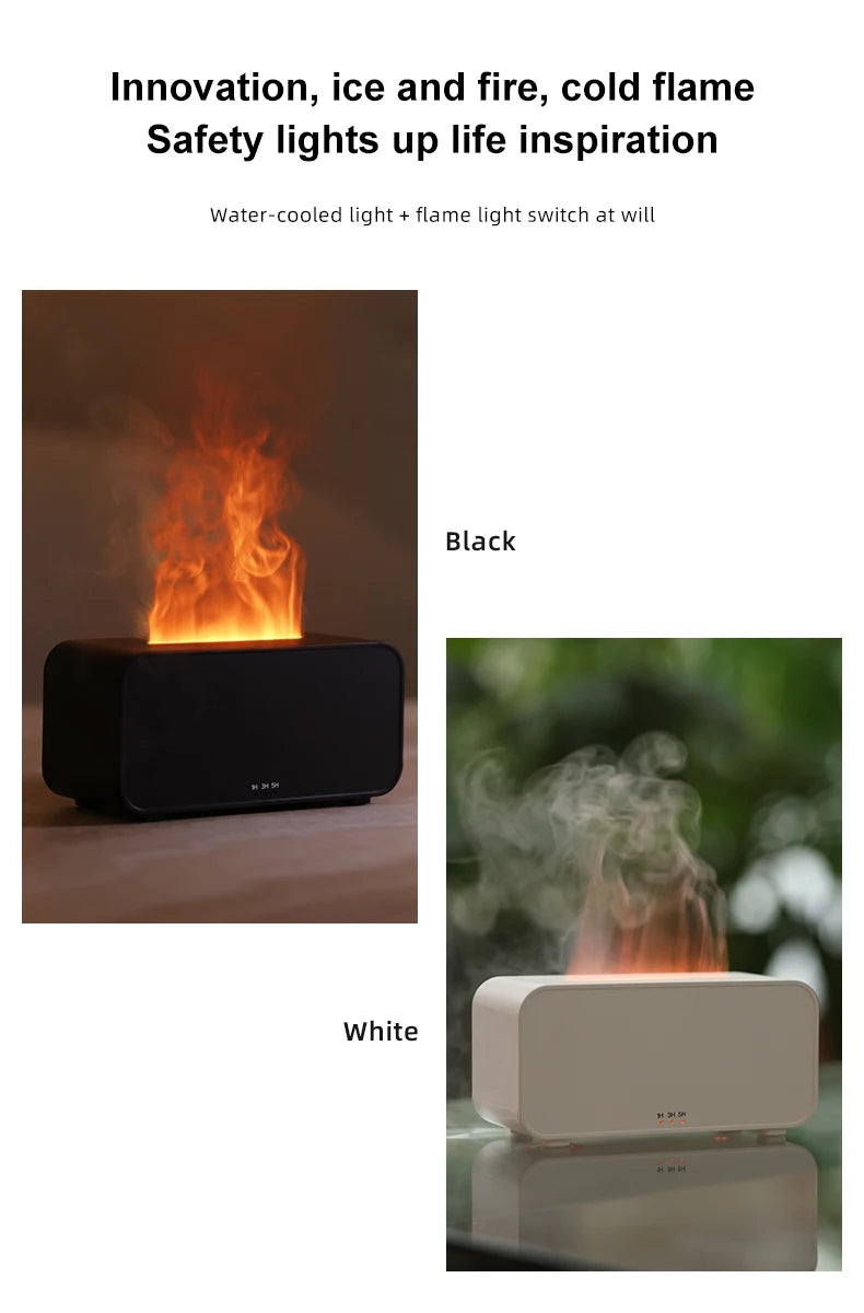 EmberGlow™ — Real Flame Aroma Diffuser