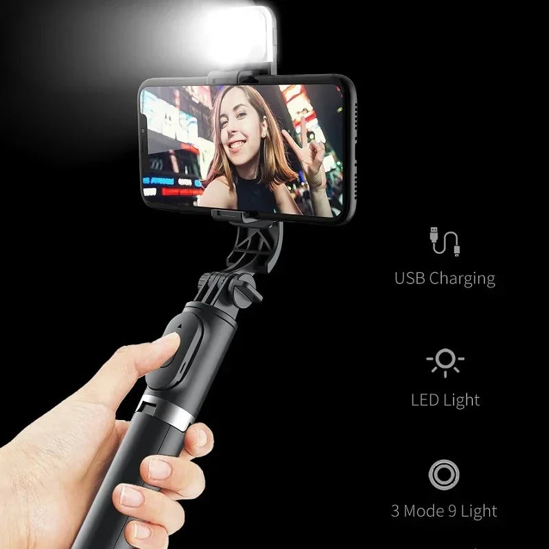 Mijia CapturePro™ — 3-in-1 LED Bluetooth Tripod