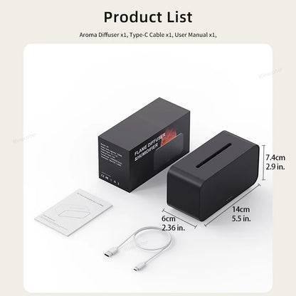 EmberGlow™ — Real Flame Aroma Diffuser